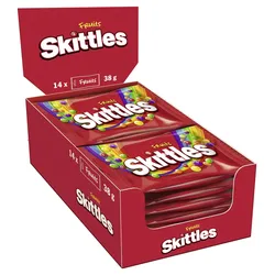 Skittles Kaubonbons Fruit 14 x 38 g (532 g)