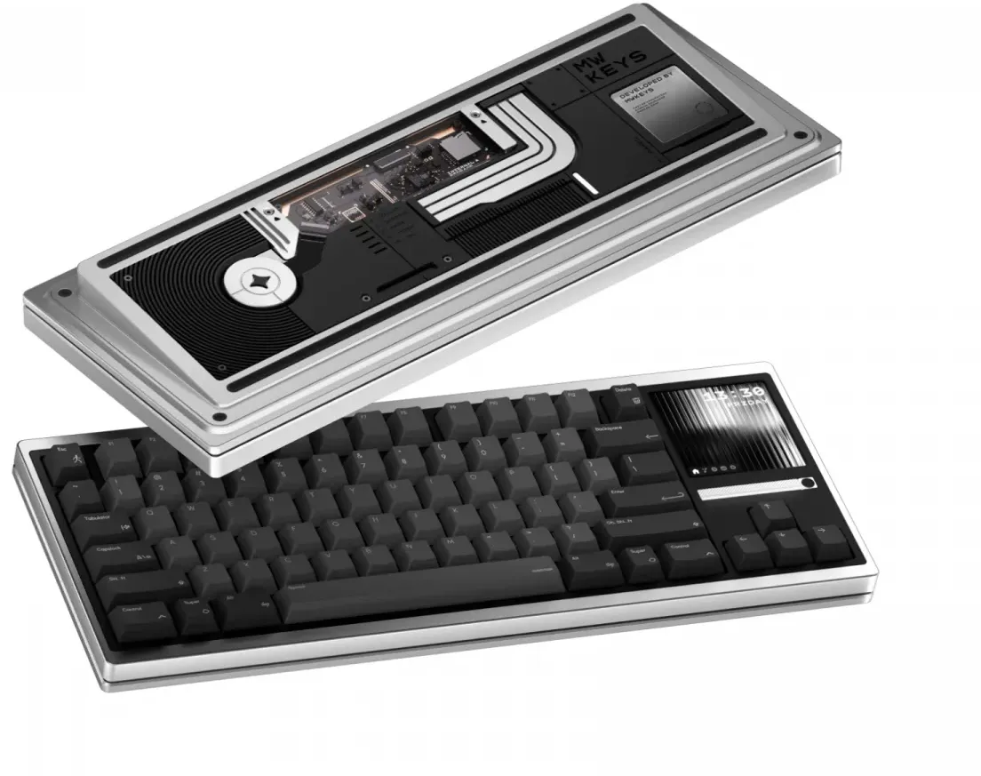 Milkyway Mass80 Barebone ISO/ANSI WK - Anodized Silver