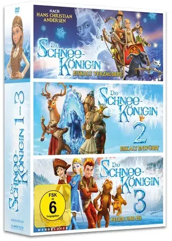 Preisvergleich Produktbild Die Schneekönigin 1-3 Box  [3 DVDs]