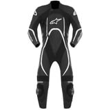 Alpinestars Orbiter 1 teiler Lederkombi, schwarz-weiss, Größe 50 für Männer