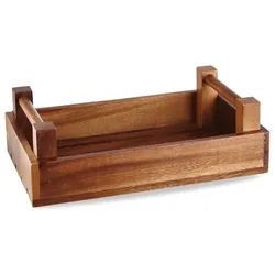 Churchill 4 x Holz-Kiste eckig 33x20x10cm ALCHEMY ACACIA WOOD