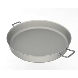 ChattenGlut Edelstahlpfanne 60cm für Hockerkocher