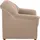 DOMO collection Sessel Elva Kunstleder 99 x 84 x 82 cm Beige mit Federkern