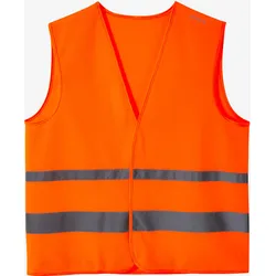Fahrrad Sicherheitsweste hohe Sichtbarkeit neonorange, orange, XL