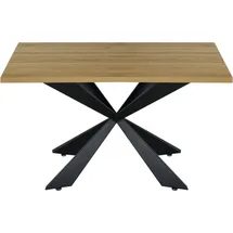 Home Affaire Esstisch Soyans, TOPSELLER!, OTTOs Choice, modernes Spider Gestell, in vier Breiten, melaminharzbeschichtet beige 120 cm x 75 cm x 70 cm