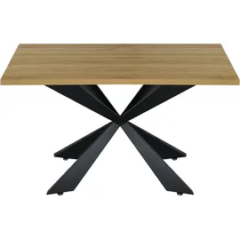 Home Affaire Esstisch Soyans, TOPSELLER!, OTTOs Choice, modernes Spider Gestell, in vier Breiten, melaminharzbeschichtet beige 120 cm x 75 cm x 70 cm