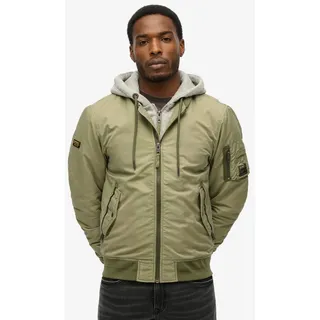 Superdry Military Ma1 Bomberjacke - Washed Olive Green - L