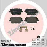 ZIMMERMANN Bremsbelagsatz, Scheibenbremse
