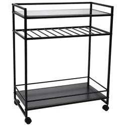 XORA Servierwagen BERLIN - B/H/T ca. 70,00x86,00x37,00
