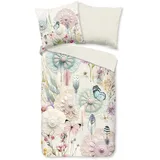 Muller Textil Maysa Blumen Beige 155 x 220 cm + 2 x 80 x 80 cm