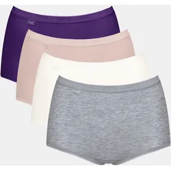 sloggi Slip »Basic+ Maxi C4P«, (4er Pack), perfekter Sitz sloggi MULTIPLE COLOURS 18 44