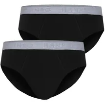 Hanro Slip Cotton Essentials schwarz XXL 2er Pack