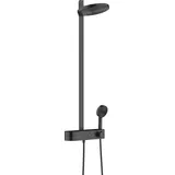 Hansgrohe Pulsify S Showerpipe 260 2jet EcoSmart mit Brausethermostat Aufputz mattschwarz