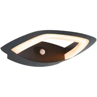 Paulmann LED Außenwandleuchte Akena Bewegungsmelder insektenfreundlich IP44 243x254mm 2200K