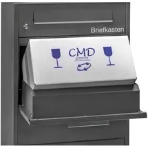 CMD 9046 Anthrazit inkl. Zeitungsfach
