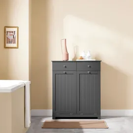 SoBuy Wäscheschrank Grau,