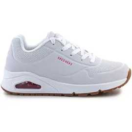 SKECHERS Uno - Stand on Air Weiß/Hot Rosa 36