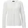 GOLDNER Elegantes Chiffonshirt mit Jersey-Details Weiß 42