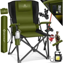 Kesser Campingstuhl Faltbar Schwarz