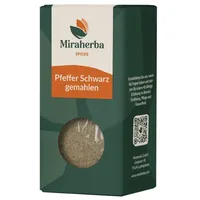 Miraherba - Bio Schwarzer Pfeffer gemahlen 50 g