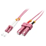 Lindy 46361 Glasfaser LWL Anschlusskabel 2.00m Multimode OM4
