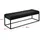 pro.tec Polsterbank Salta Schwarz 120 x 40 x 38 cm