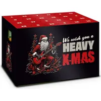 itenga Adventskalender für Bierkasten Stülper - We wish you a Heavy X-Mas- Bier Adventskalender