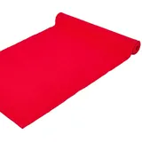 Homescapes Tischläufer rot 44/178 cm, 100% Baumwolle