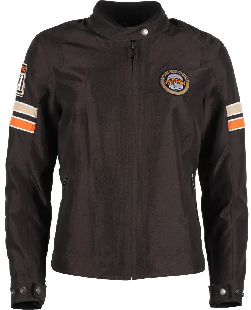 Helstons Grid Damen Motorrad Textiljacke, braun, Größe M
