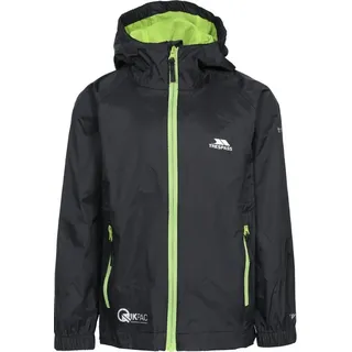 Trespass Trespass, Jacke, QIKPAC Kinder Regenjacke (9, 10), Schwarz, 9, 10