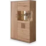 Ideal Wohnen Highboard Kansas Holz Braun Alteiche