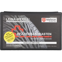 Leina LEINA-Werke 10105 KFZ-Verbandkasten Fotodruck, Schwarz/Mehrfarbig, 1 x 10 Stücke