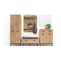 MCA Furniture Garderobenset TOLEDO (BHT 267x196x38 cm) MCA