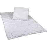 AddLiving Premium Steppbettdecken Set mit Kopfkissen Steppbettdecke 155x220 cm Kopfkissen 80x80