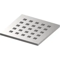 TECE TECEdrainpoint S Designrost quadratum Edelstahl,