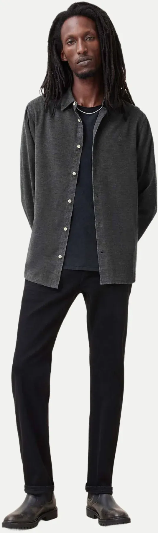 Relaxed-Fit Hemd Lorella Schwarz S