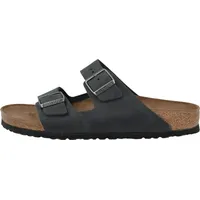 Birkenstock Arizona Nubukleder geölt schmal schwarz 39