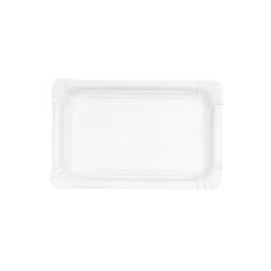 Hos Pappteller, rechteckig 1 Karton = 10 Packungen à 250 Stück, 11 x 17,5 cm