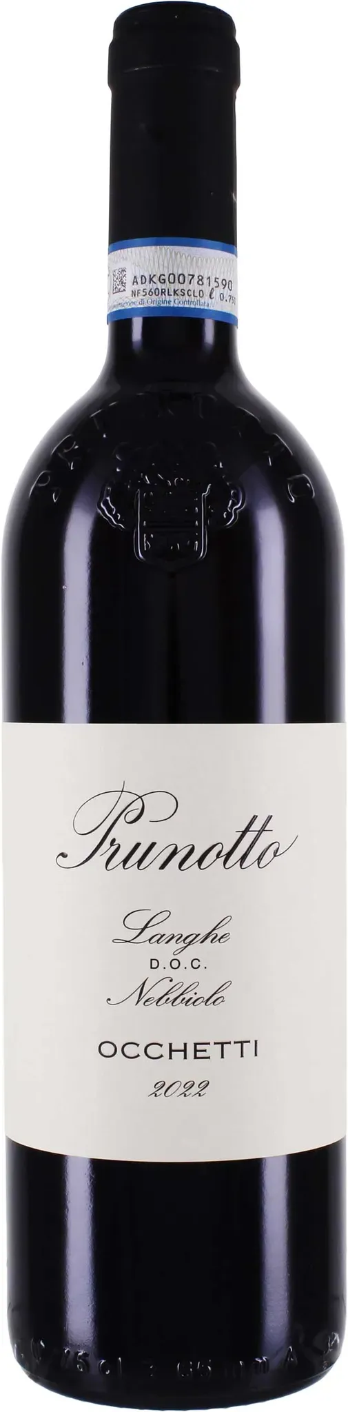 Prunotto 2022 Prunotto Occhetti Langhe Nebbiolo 2022 Nebbiolo Italien
