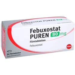 Febuxostat Puren 80 mg Filmtabletten 84 St
