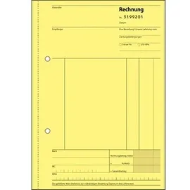 Sigel Rechnung Formularbuch A5 Gelb