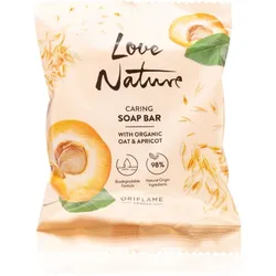 Oriflame Love Nature Organic Oat & Apricot Feinseife 75 g