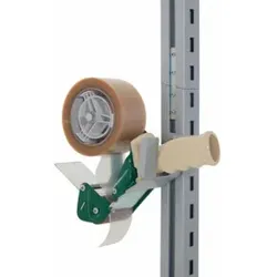 Rocholz Kleberollenhalter zur Befestigung an HR-Profilrohr SYSTEM FLEX RAL9006