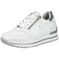 Gabor Sneaker Low Damen Silber/Weiß 43