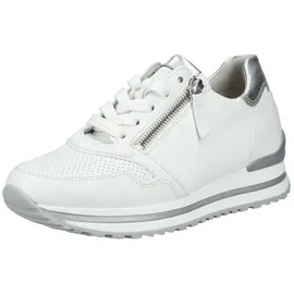 Gabor Sneaker Low Damen Silber/Weiß 43
