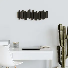 Umbra Wandgarderoben Sticks schwarz