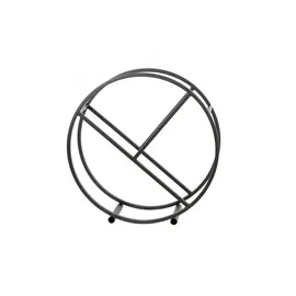 feueranker® Brennholzregal Edelstahl verschiedene Größen Schwarz