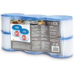 INTEX 6er Set Filterkartusche Filter PureSpa Typ S1 Whirlpool Kartusche