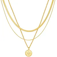 Eastside Schlangenkette AV110 Gelbgold/Edelstahl