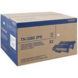 Brother TN-3380 schwarz 2er Pack